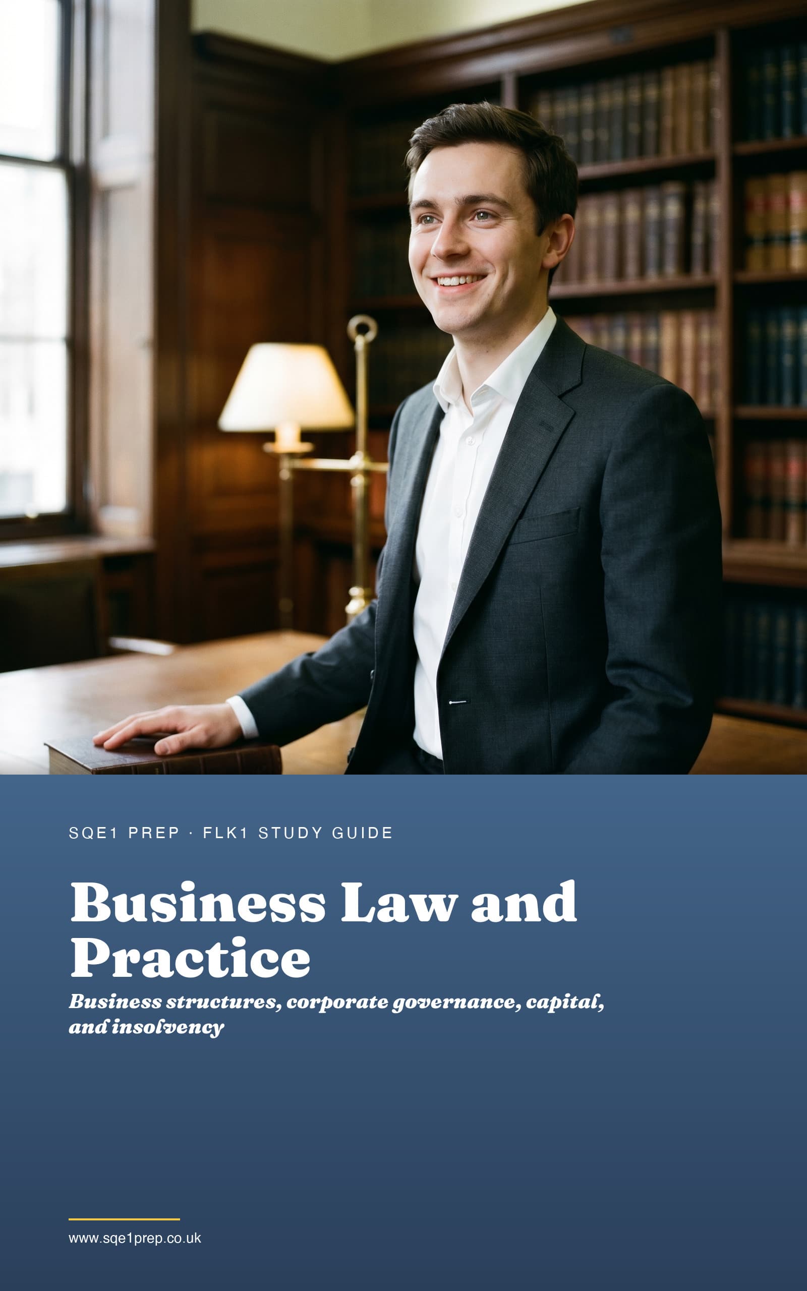 Cover of Business Law and Practice — SQE1 FLK1 Study Guide