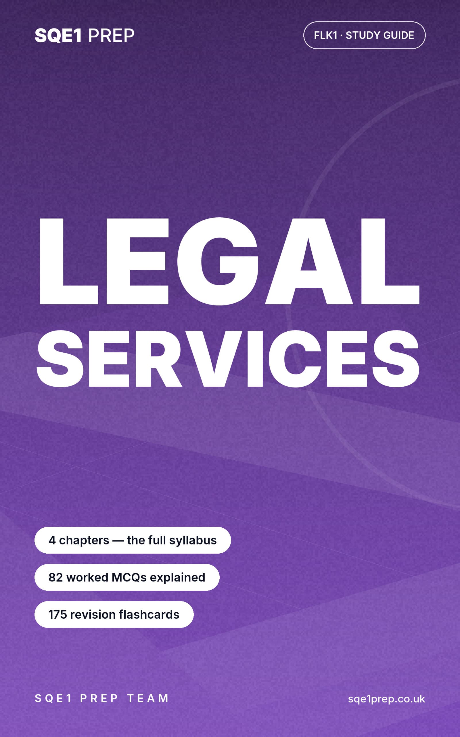 Cover of Legal Services — SQE1 FLK1 Study Guide
