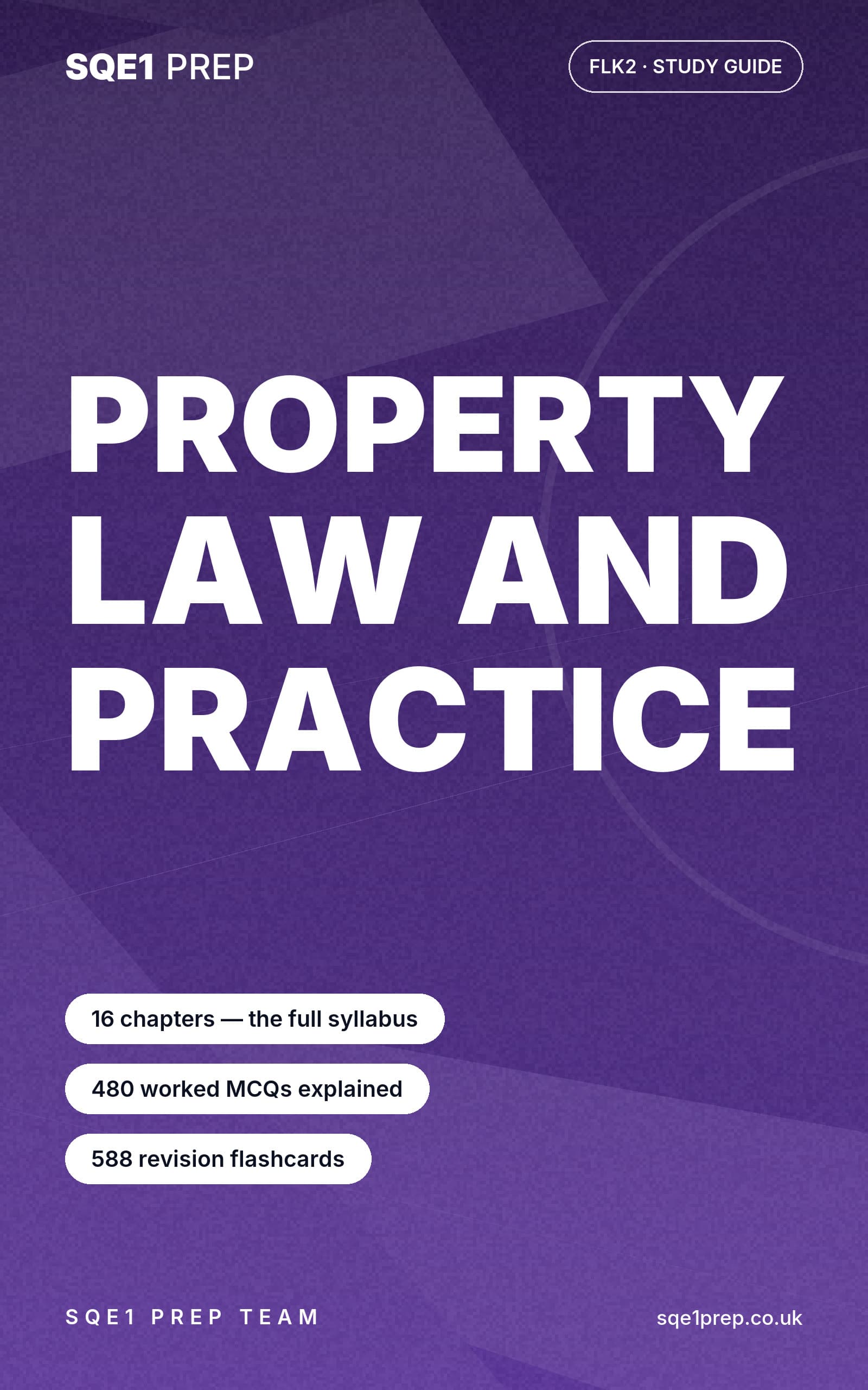Cover of Property Law and Practice, SQE1 FLK2 Study Guide